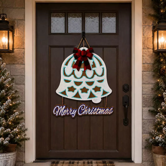3-Layer Christmas Bell Wall Art