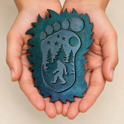 Bigfoot Sasquatch Nature Scene Decor