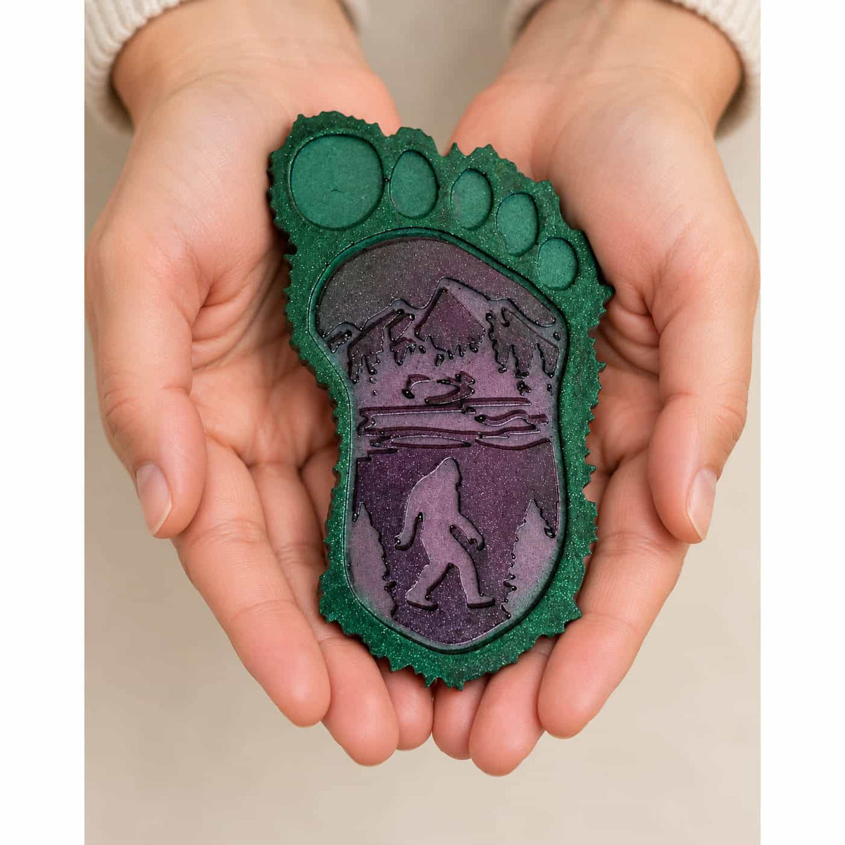 Bigfoot Sasquatch Nature Scene Decor