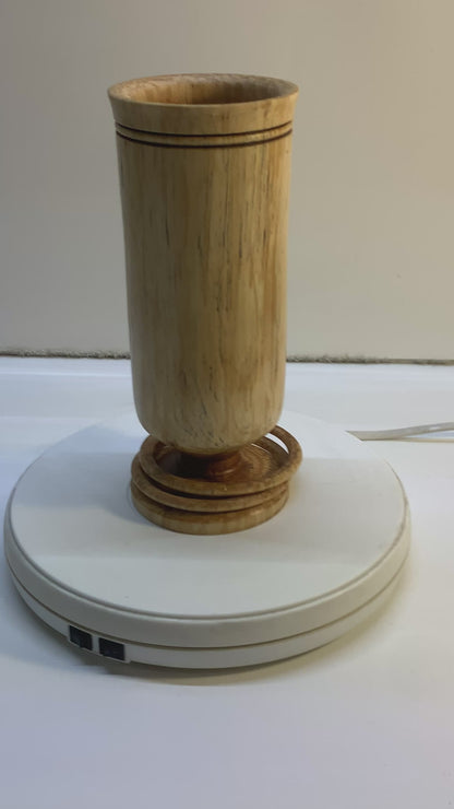Handcrafted Spalted Birch Wood Vase