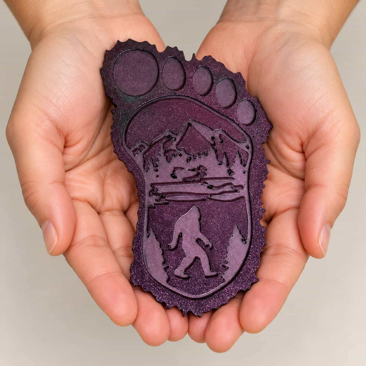 Bigfoot Sasquatch Nature Scene Decor